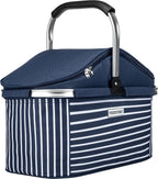  Kühlkorb 25 Liter Blau Weiß - Navy