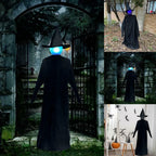  2 Stk Halloween Leuchtende Hexen Geist 170cm Halloween Dekoration Horror Requisiten Gruselig Gartendeko