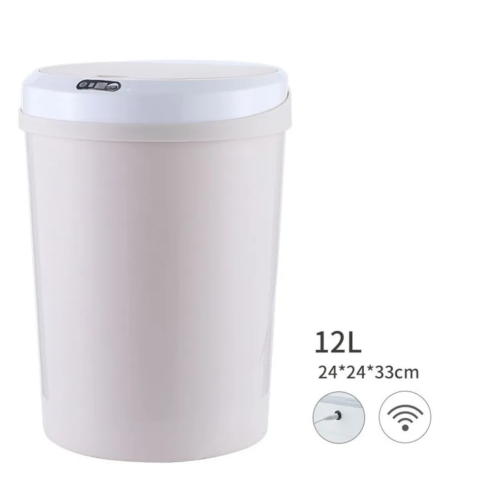  Intelligenter Mülleimer Automatischer Mülleimer Mit Intelligentem Sensor 12l- Rosa/ Wiederaufladbar