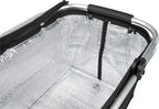  ONVAYA® Einkaufskorb Faltbar Mit Kühlfunktion | Schwarz | 2 Stück | Faltkorb Mit Deckel | Isolierkorb | Einkaufstasche | Klappkorb | Thermokorb Klappbar