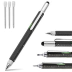  Multi Tool Tech Pen Gadgets Tools Für Männer, Personalisierte Geschenke Für Papa Oder Ihn, Lustiges Geschenk Für Weihnachten, Vatertag, Valentinstag Oder Geburtstagsgeschenke(Schwarz)