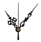  3 Zeigersätze Zeiger Set Uhrzeiger Satz Alu Schwarz Für Uhrwerk Wanduhr