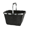  Einkaufskorb Filz Anthrazit 48 X 28 X 29 Cm Platzsparend Faltbarer Filzkorb