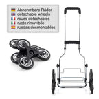  Andersen Shopper Royal Treppensteiger Stahl Klappbar Mit Rad Ø 3x13 Cm Und 45 Liter Tasche Wismar Silbergrau Mit Kühlfach