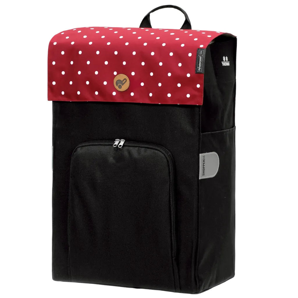  Andersen Shopper Royal Alu Klappbar Mit 3-Speichenrad Ø 25cm Und 45 Liter Tasche Malit Rot Mit Kühlfach