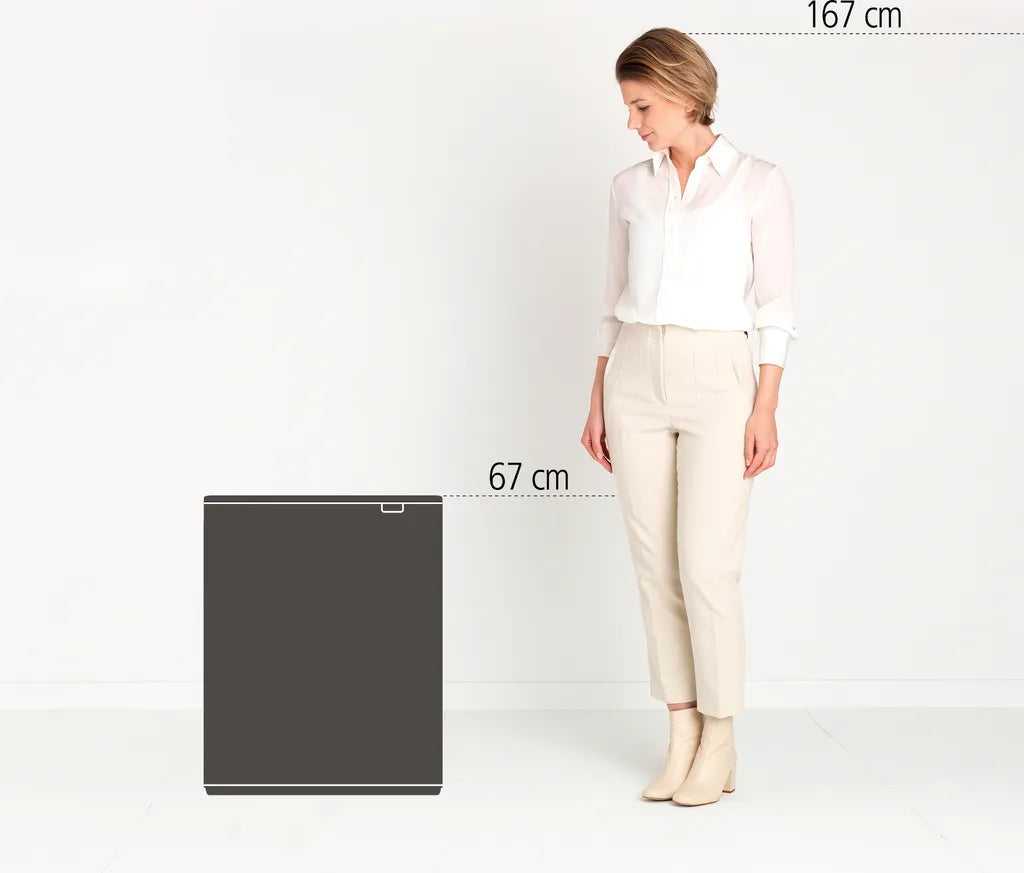  MÜLLTRENNER 2 X 30 L Müllsortierer Abfalleimer Müllsammler Dunkelgrün BRABANTIA