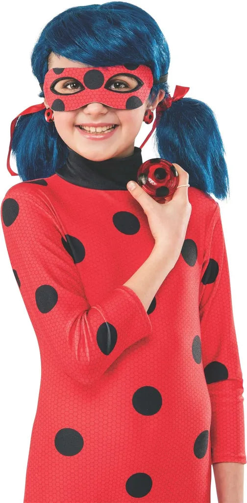  Miraculous Lady Bug - Kostüm-Zubehör BN5521 (Einheitsgröße) (Rot/Schwarz)