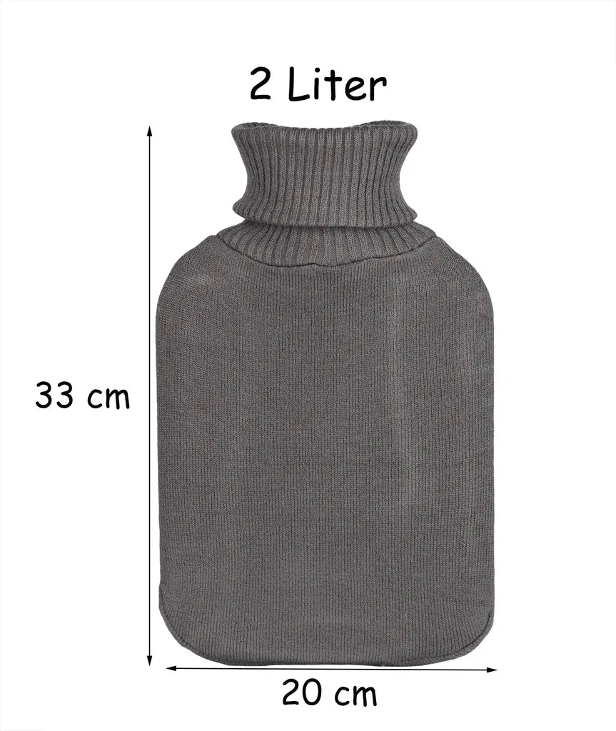 Out Of The Blue Wärmflasche Lieblingsmensch Strickbezug 2 Liter Bettflasche Wärmekissen