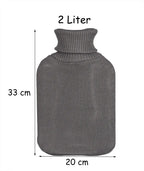 Out Of The Blue Wärmflasche Lieblingsmensch Strickbezug 2 Liter Bettflasche Wärmekissen