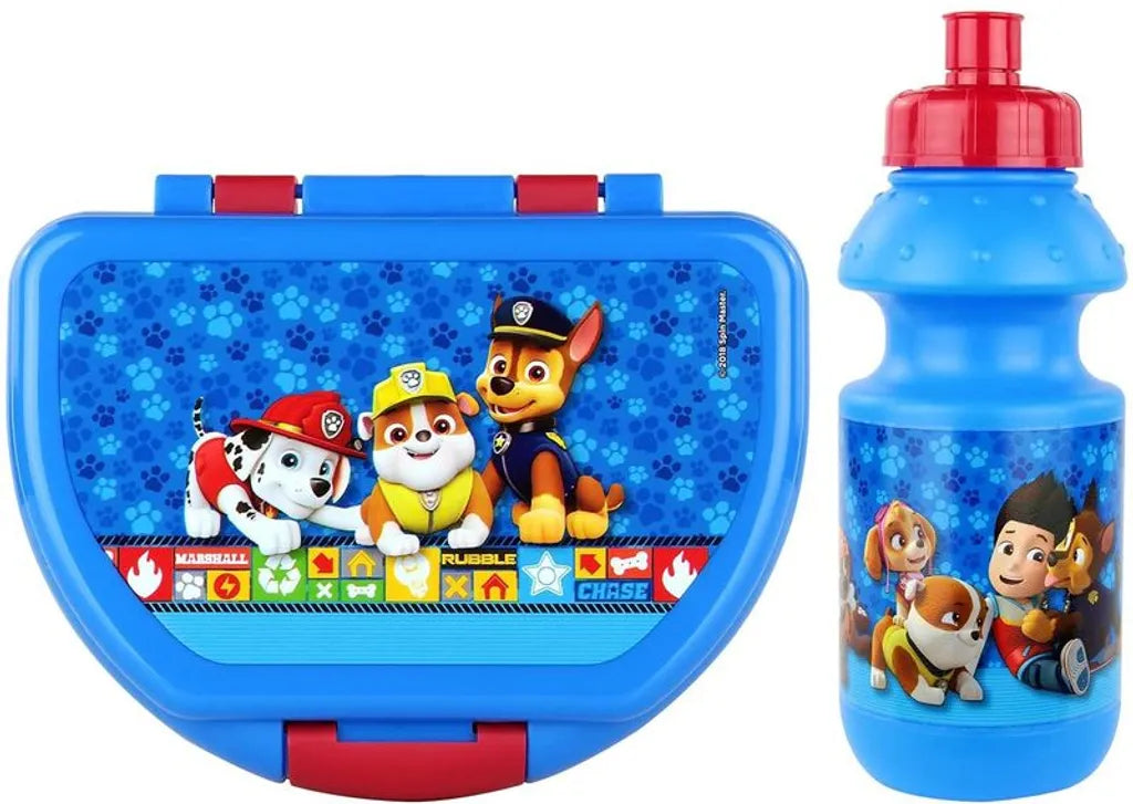  Paw Patrol Pausenset Mit Brotdose Und Trinkflasche