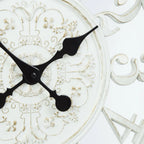  Relaxdays Wanduhr XL Mit Barockmuster