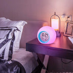  Digitaler Wecker Kinder, LED Kinderwecker 7 Farben Nachtlicht Lichtwecker Schlummerfunktion Für Mädchen Jungen