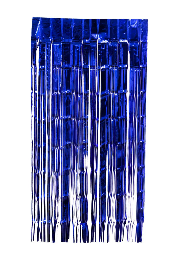  Lametta Vorhang 50x100cm, Farbauswahl:blau