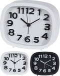  1 X Alarm-Wecker Analog, Quarz Größe: 12 X 4 X 10 Cm Weiß Oder Schwarz