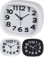  1 X Alarm-Wecker Analog, Quarz Größe: 12 X 4 X 10 Cm Weiß Oder Schwarz