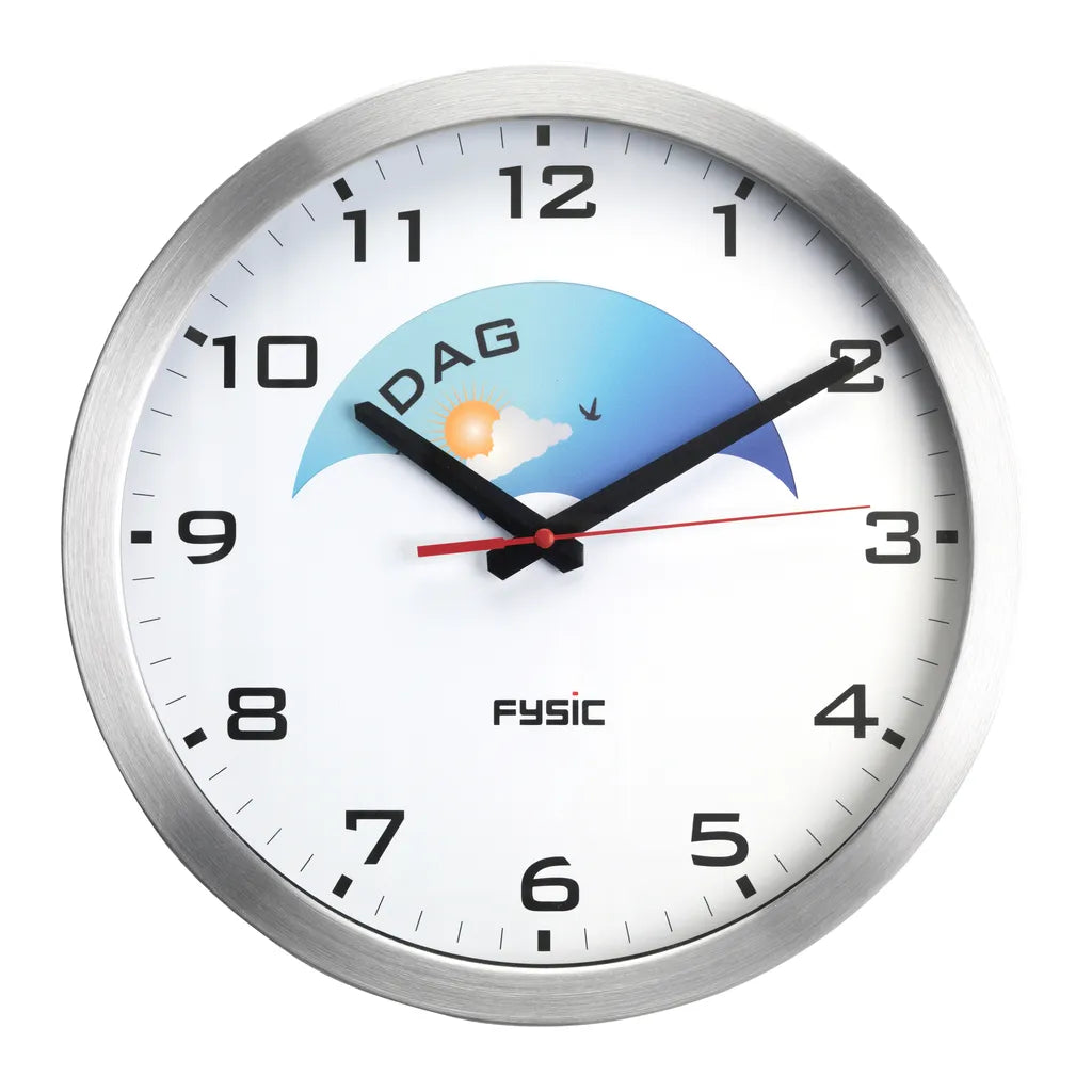  Fysic FK150 - Analoge Demenzuhr, Aluminium