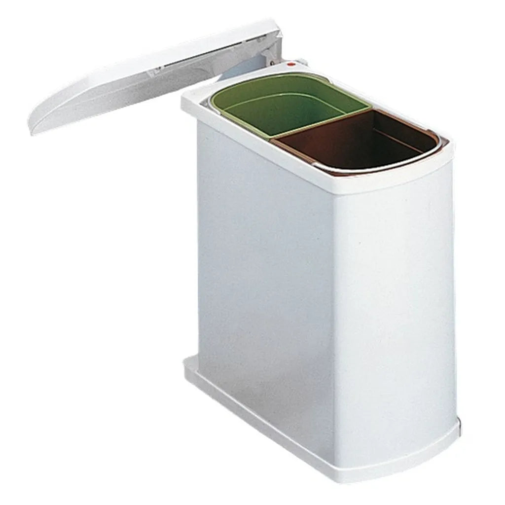  Hailo Mülleimer Küche, Einbau Ab 45 Cm Schrank, 2-fach Mülltrennung