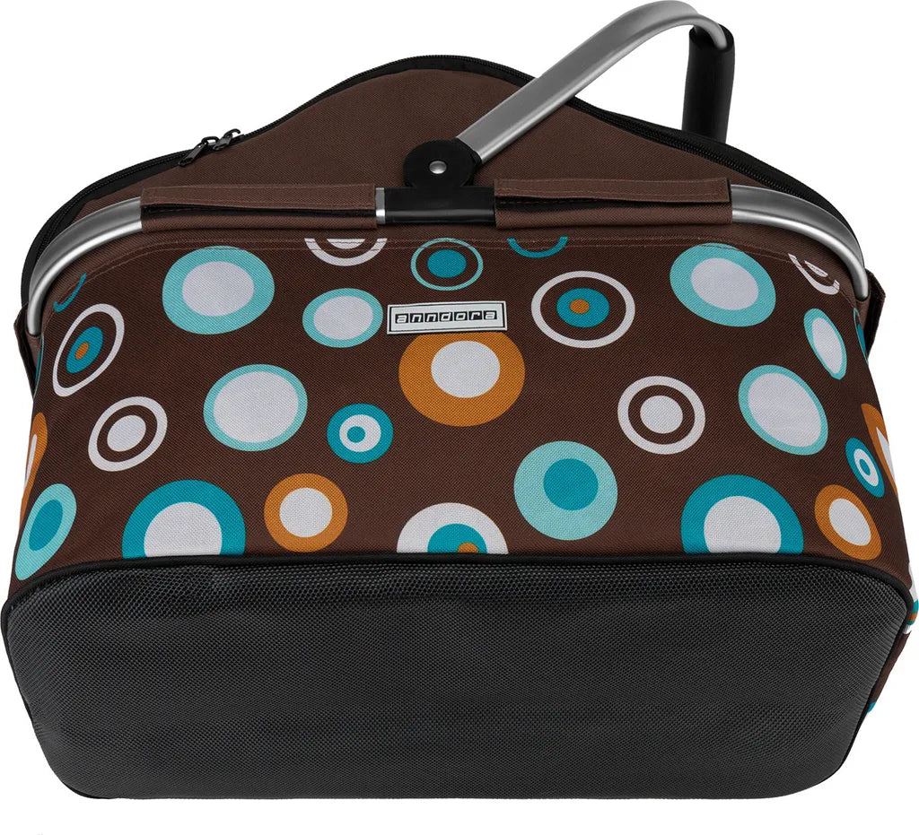  Kühlkorb 25 Liter Braun Hellblau - Dunkelbraun