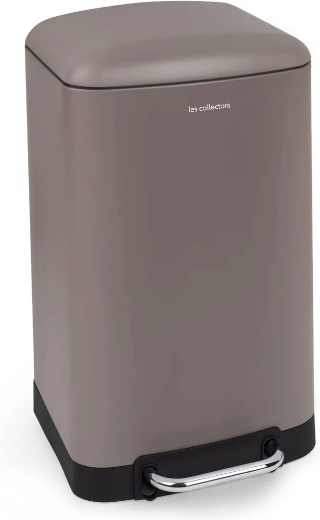  Les Collectors No 883 Mülleimer, Taupe, 40 Liter, Pedal-Mülleimer, Tret-Mülleimer