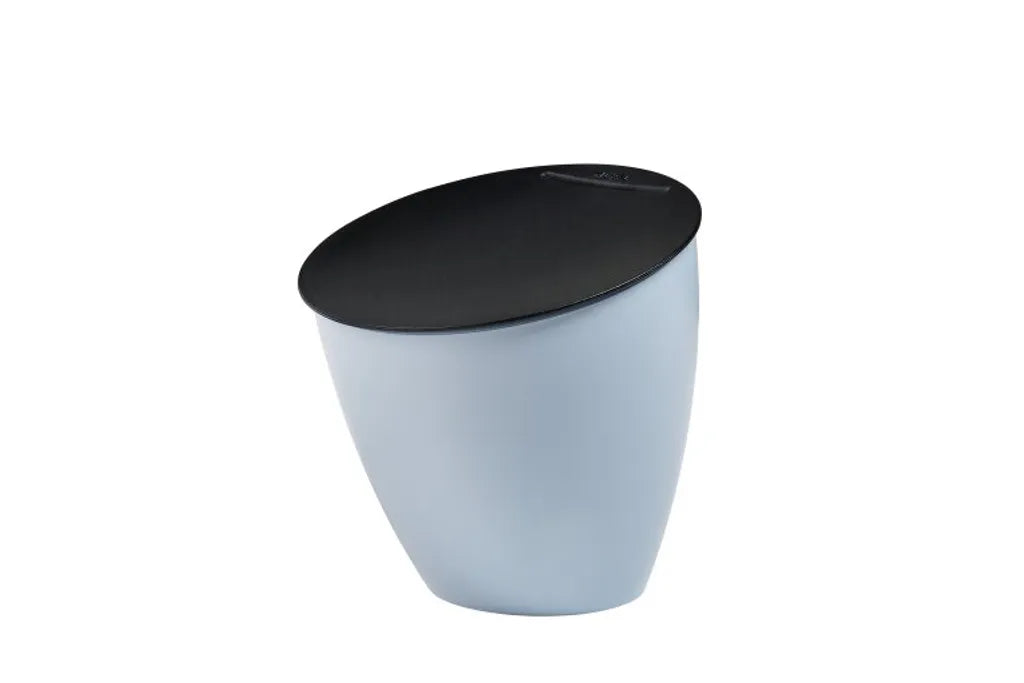  Mepal - Calypso Küchenabfalleimer - Kleiner Mülleimer Mit Deckel - Küchenorganisation - Küchenhelfer & Spülmaschinenfest - 2200 Ml - Nordic Blue