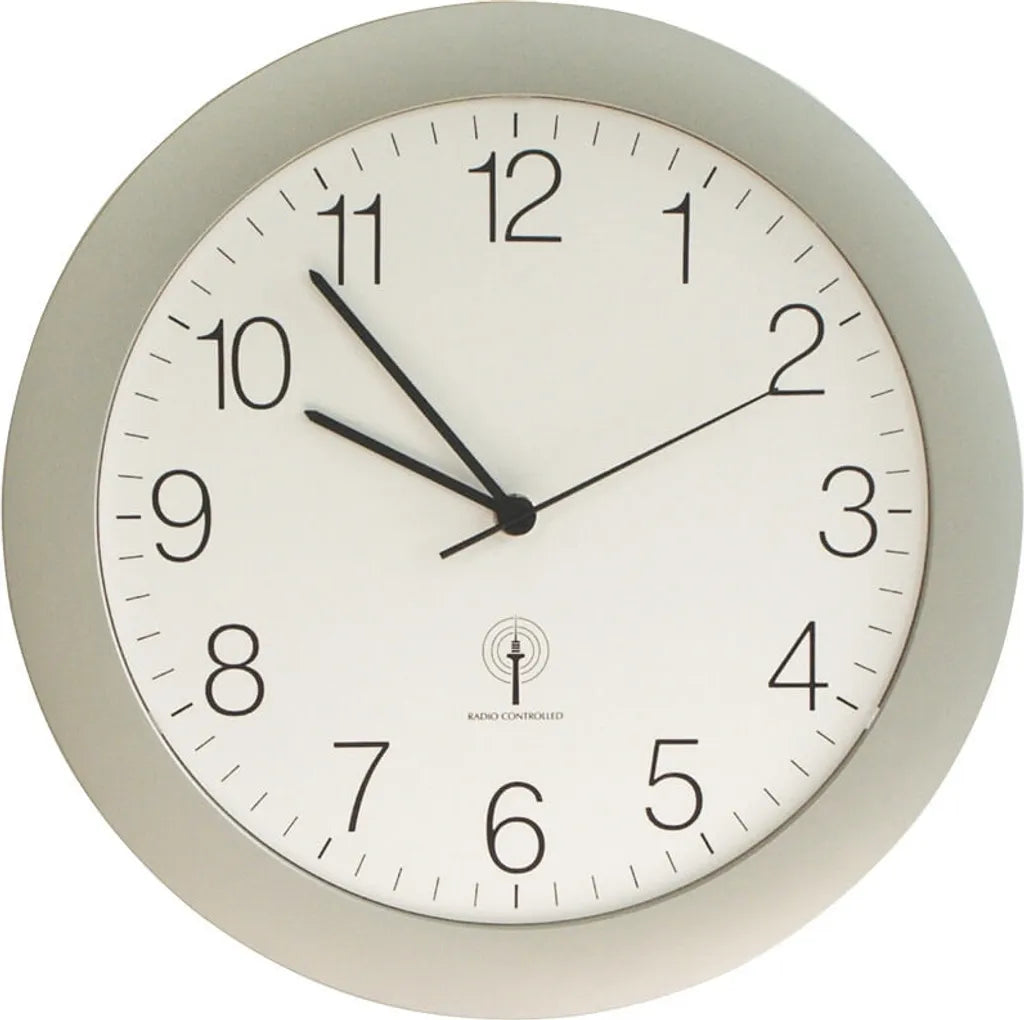  Technoline Wanduhr WT 8000 Silber Analog