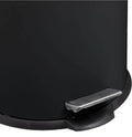  Mülleimer Schwarz, 30 L, Metall