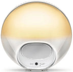  Philips HF3519/01 Wake-up Light (Sonnenaufgangfunktion, Digitales Fm Radio, Tageslichtwecker) Weiß