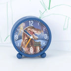  Depesche 12155 Dino World Wecker Blau Dinosaurier T-REX Lautlos Mit Lichtfunktion