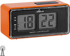  Atlanta 1881/12 Wecker Funk Funkwecker Digital Orange Licht Snooze Digitalwecker