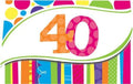 Creative 40. Geburtstag 8 Einladungskarten