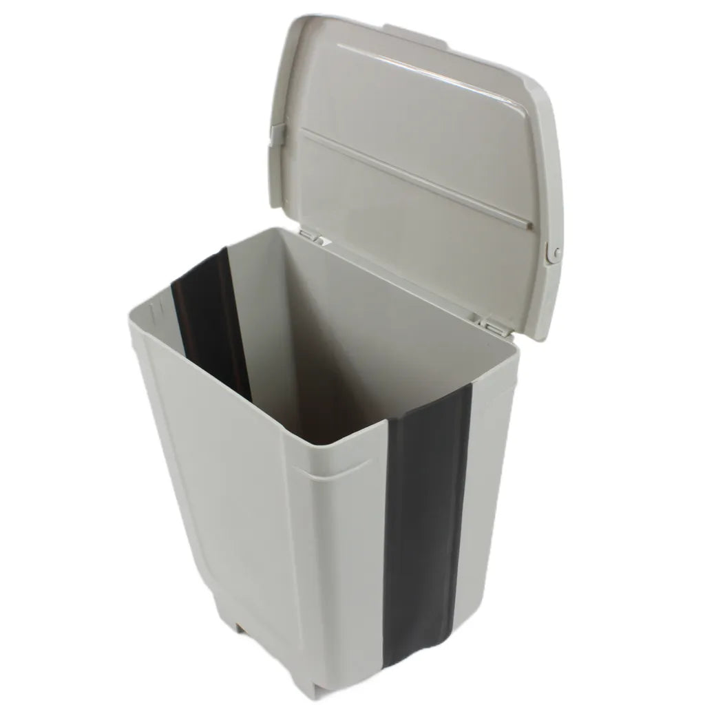  Abfalleimer Mülleimer Faltbar 4-8 Liter Wohnwagen Wohnmobil Camping Caravan Boot Grau / Anthrazit