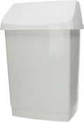  Curver Click It Mülleimer Mit Schwingdeckel 50 L Weiss