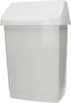  Curver Click It Mülleimer Mit Schwingdeckel 50 L Weiss