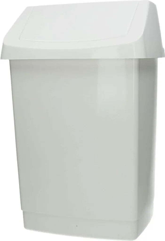  Curver Click It Mülleimer Mit Schwingdeckel 50 L Weiss