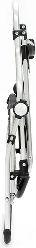  Andersen Shopper Royal Alu Klappbar Mit 3-Speichenrad Ø 25 Cm Und 49 Liter Tasche Senta Grau