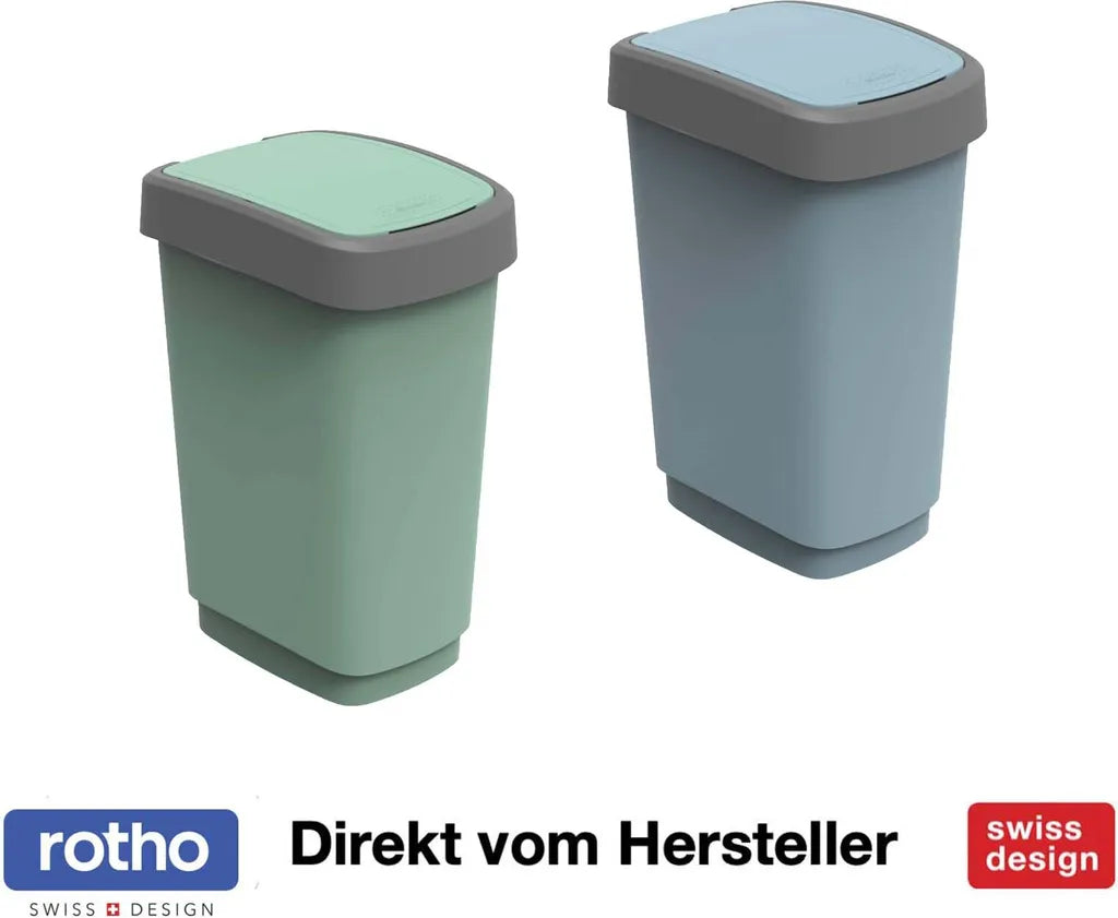 ROTHO Swingeimer 25 L TWIST ECO, Farbe:Grün