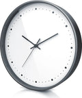  BEARWARE Wanduhr Rund Mit 24 Cm Durchmesser Analoge Anzeige - DCF-Signal - Batteriebetrieb