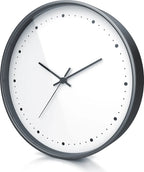  BEARWARE Wanduhr Rund Mit 24 Cm Durchmesser Analoge Anzeige - DCF-Signal - Batteriebetrieb