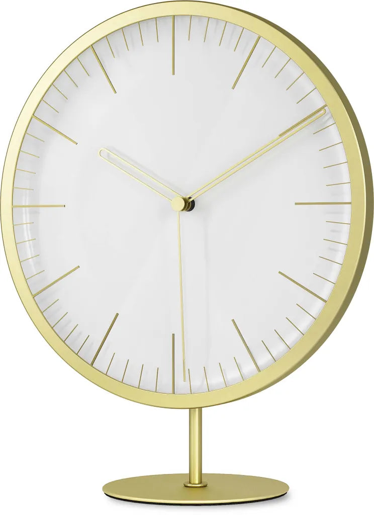  Umbra INFINITY Clock Uhr Wanduhr Standuhr Gold