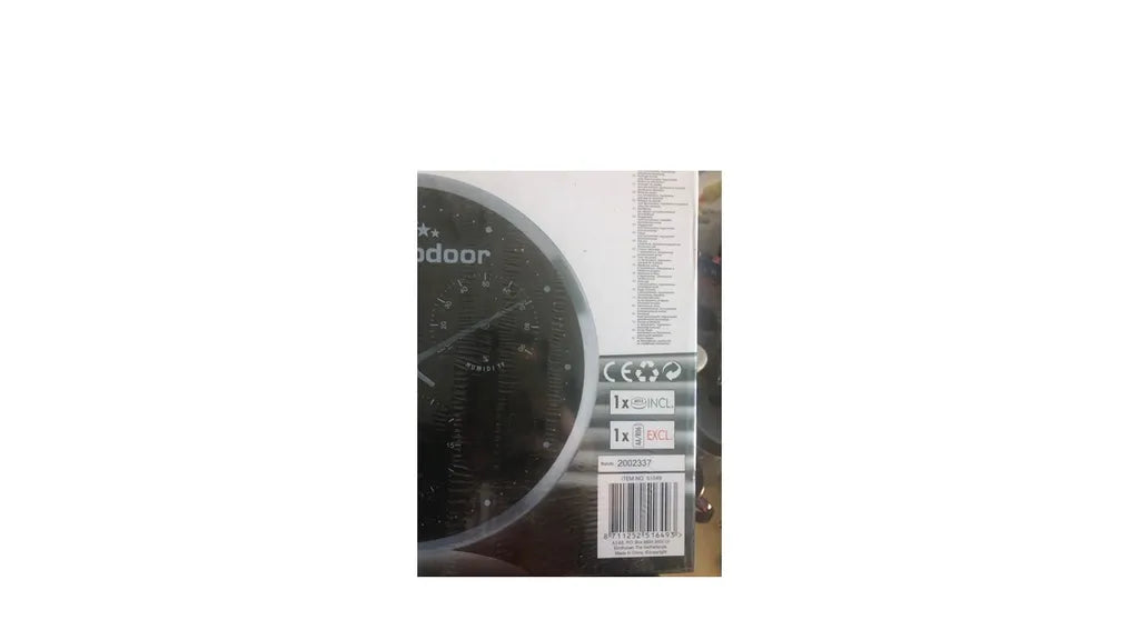  Quarz-Wanduhr Mit Thermo-/Hygrometer