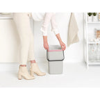  Brabantia Sort & Go Abfallbehäl. Light Grey 25 L