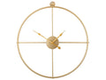  Wanduhr Gold ø 50 Cm Im Metallic Look Rund Minimalistisch Modern