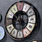  Wanduhr 'Roman' 80 Cm Küchenuhr Zimmeruhr Wohnzimmeruhr Uhr Analog Römisch