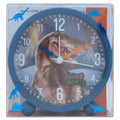  Depesche 12155 Dino World Wecker Blau Dinosaurier T-REX Lautlos Mit Lichtfunktion