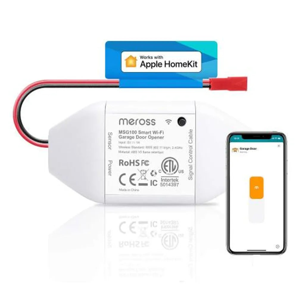  Meross Smart WLAN Garagentoröffner Funktioniert Mit Apple HomeKit, APP-Steuerung