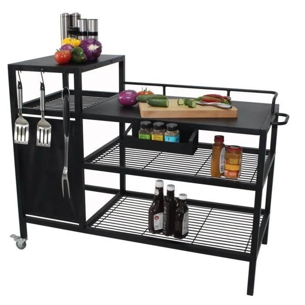  Plancha Trolley - Schwarzer Stahl