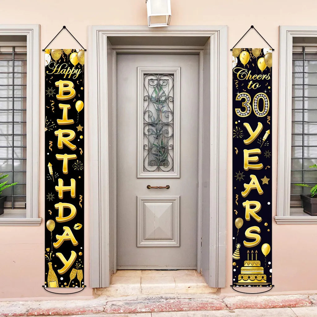  30 Jahre Alles Gut Geburtstag Banner Welcome Veranda Party Nachbildung