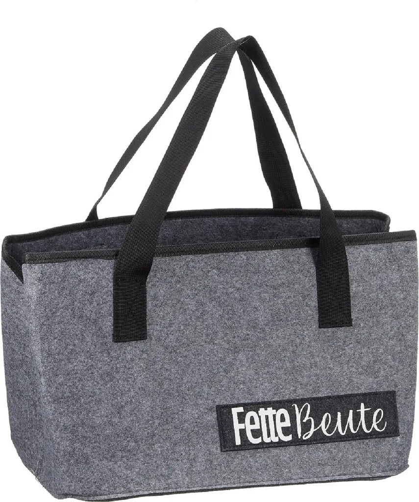  Filztasche Fette Beute Grau Aufbewahrung Tragetasche Faltbar